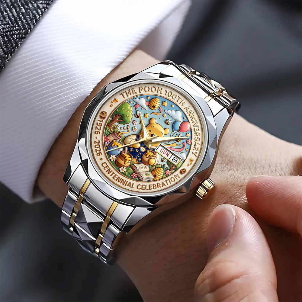 Winnie-the-Pooh 100th Anniversary Alloy Luxury Quartz Watch – MAITM14390