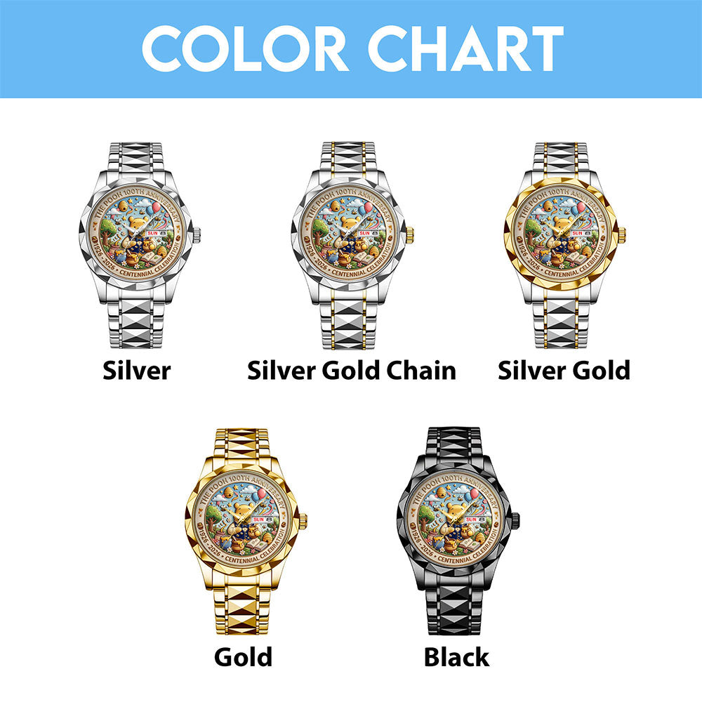 Winnie-the-Pooh 100th Anniversary Alloy Luxury Quartz Watch – MAITM14390