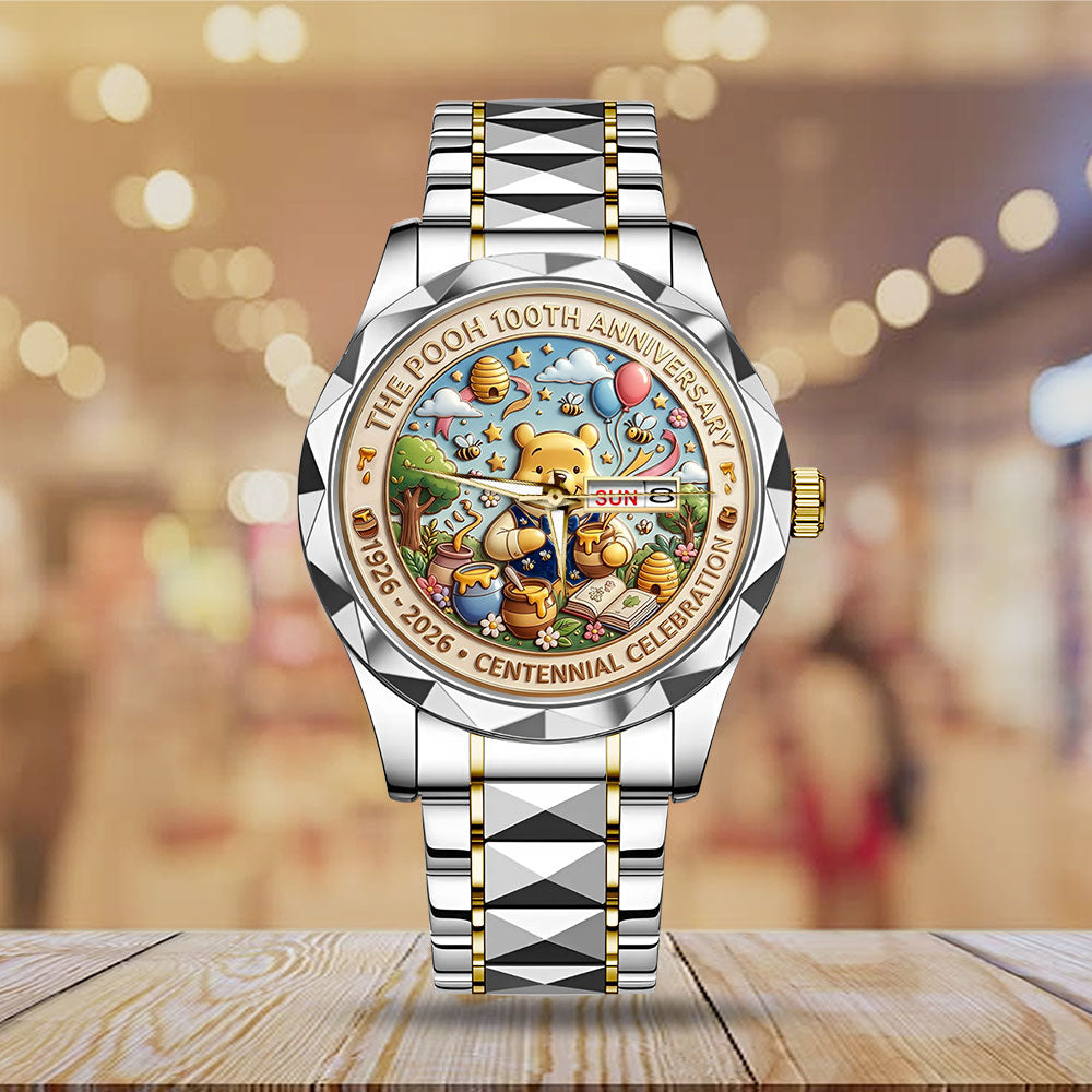 Winnie-the-Pooh 100th Anniversary Alloy Luxury Quartz Watch – MAITM14390