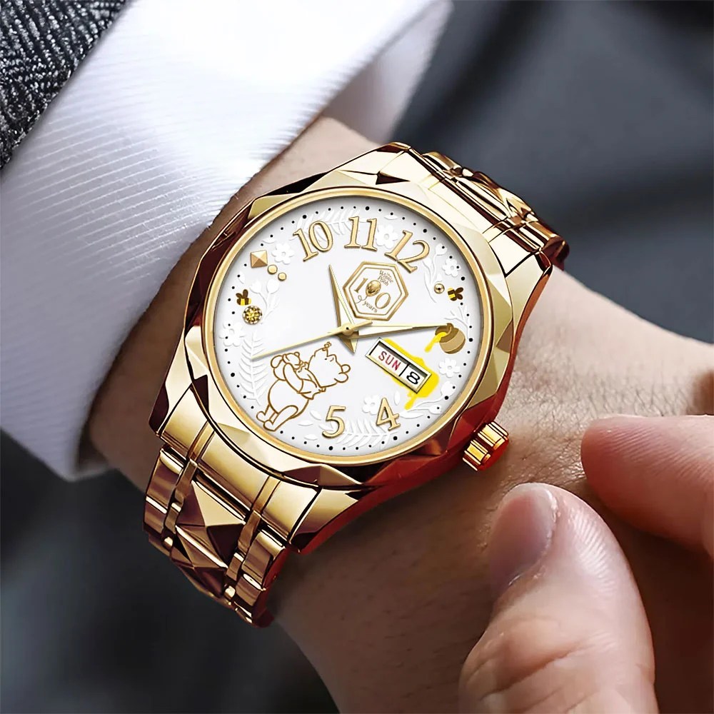 Winnie-the-Pooh 100th Anniversary Alloy Luxury Quartz Watch – MAITM15380
