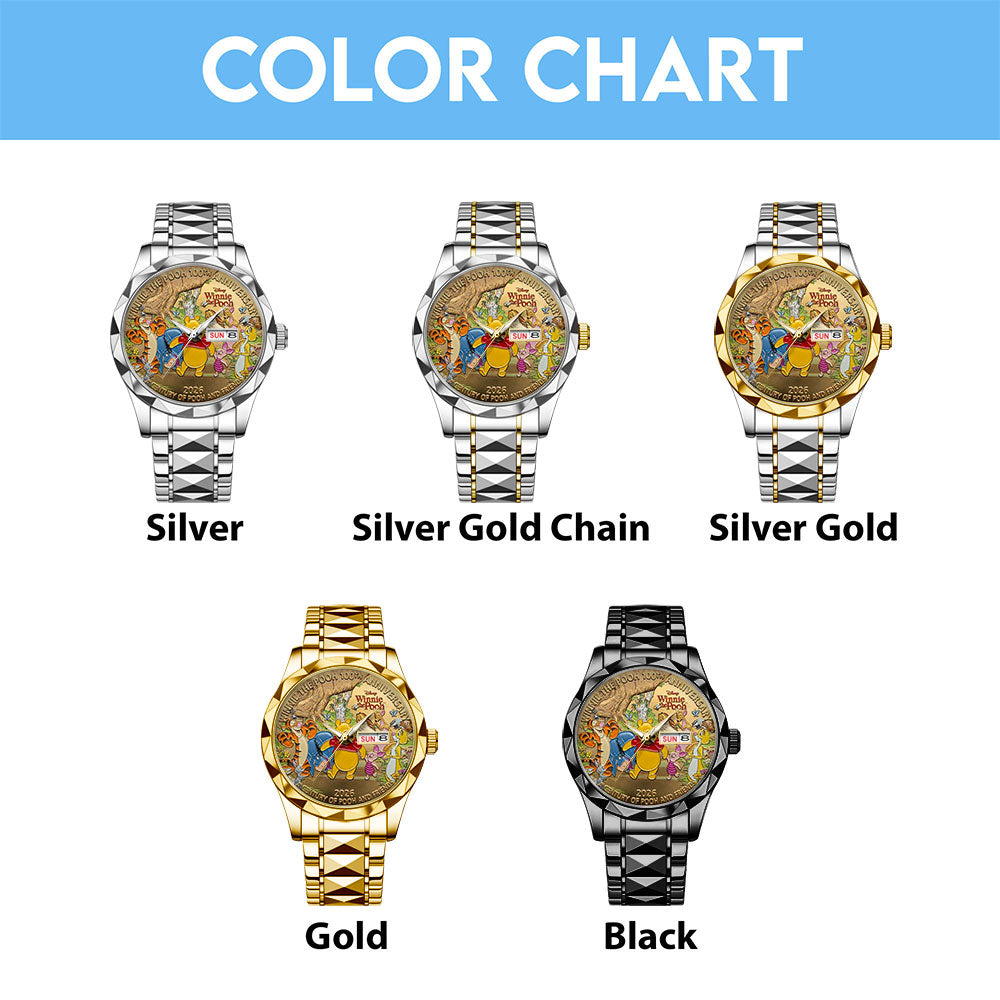 Winnie-the-Pooh 100th Anniversary Alloy Luxury Quartz Watch – TMTHU4513