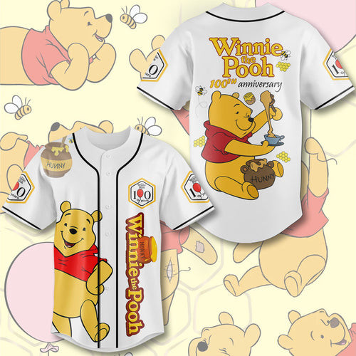 Winnie-the-Pooh 100th Anniversary Baseball Jersey – TMTHU2889