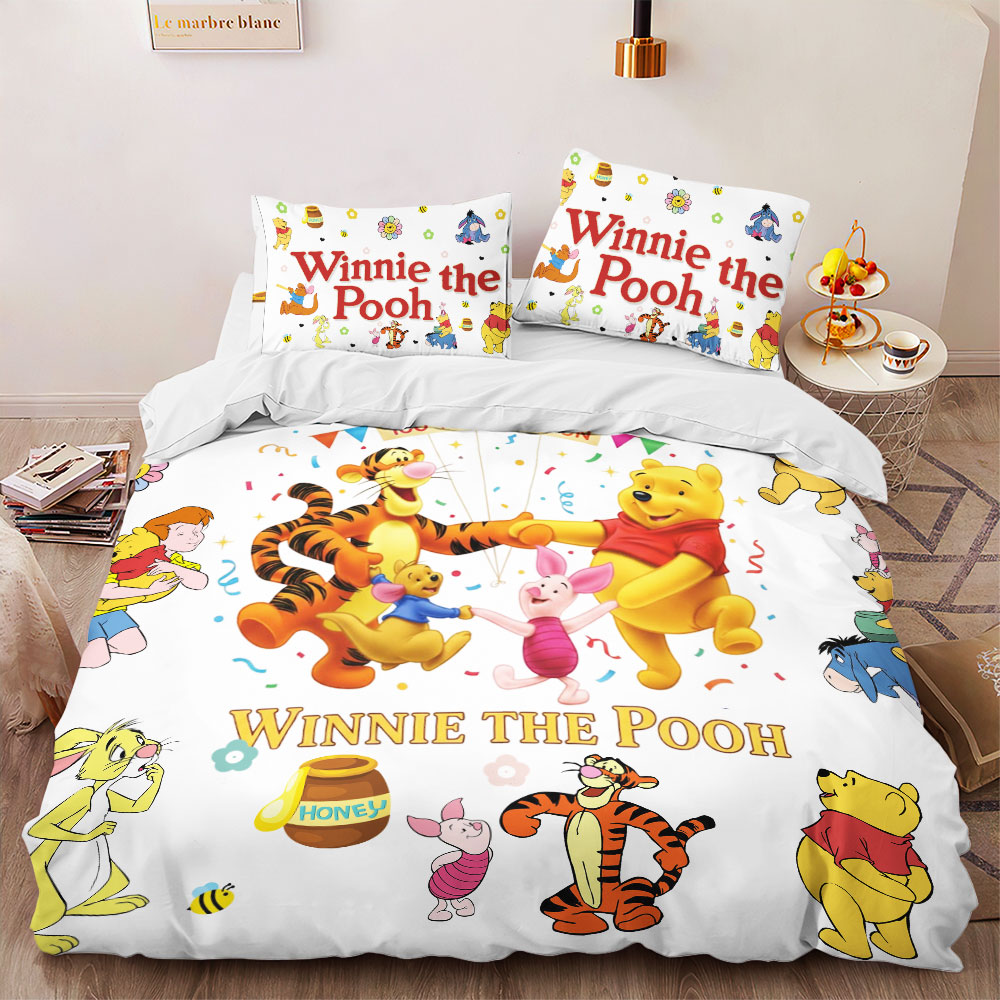 Winnie-the-Pooh 100th Anniversary 3-Piece Duvet Bedding Set – TMTHU5999