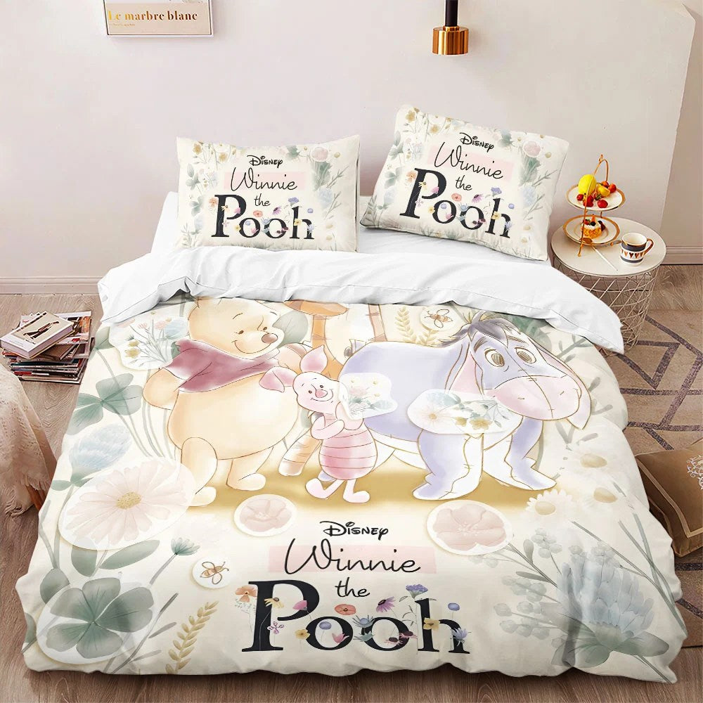 Winnie-the-Pooh 100th Anniversary 3-Piece Duvet Bedding Set – TMTHU9262