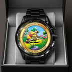 Winnie-the-Pooh 100th Anniversary Black Stainless Steel Watch – HOATT15635