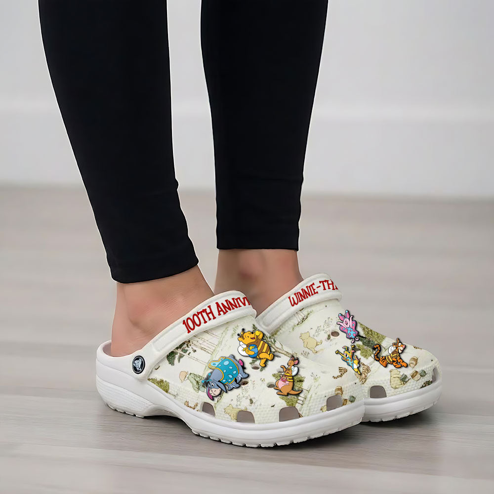 Winnie-the-Pooh 100th Anniversary Custom Clogs – TMTHU4429