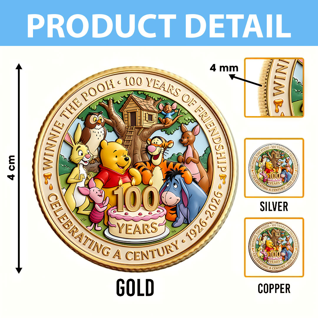Winnie-the-Pooh 100th Anniversary Commemorative Coin – HOATT16573