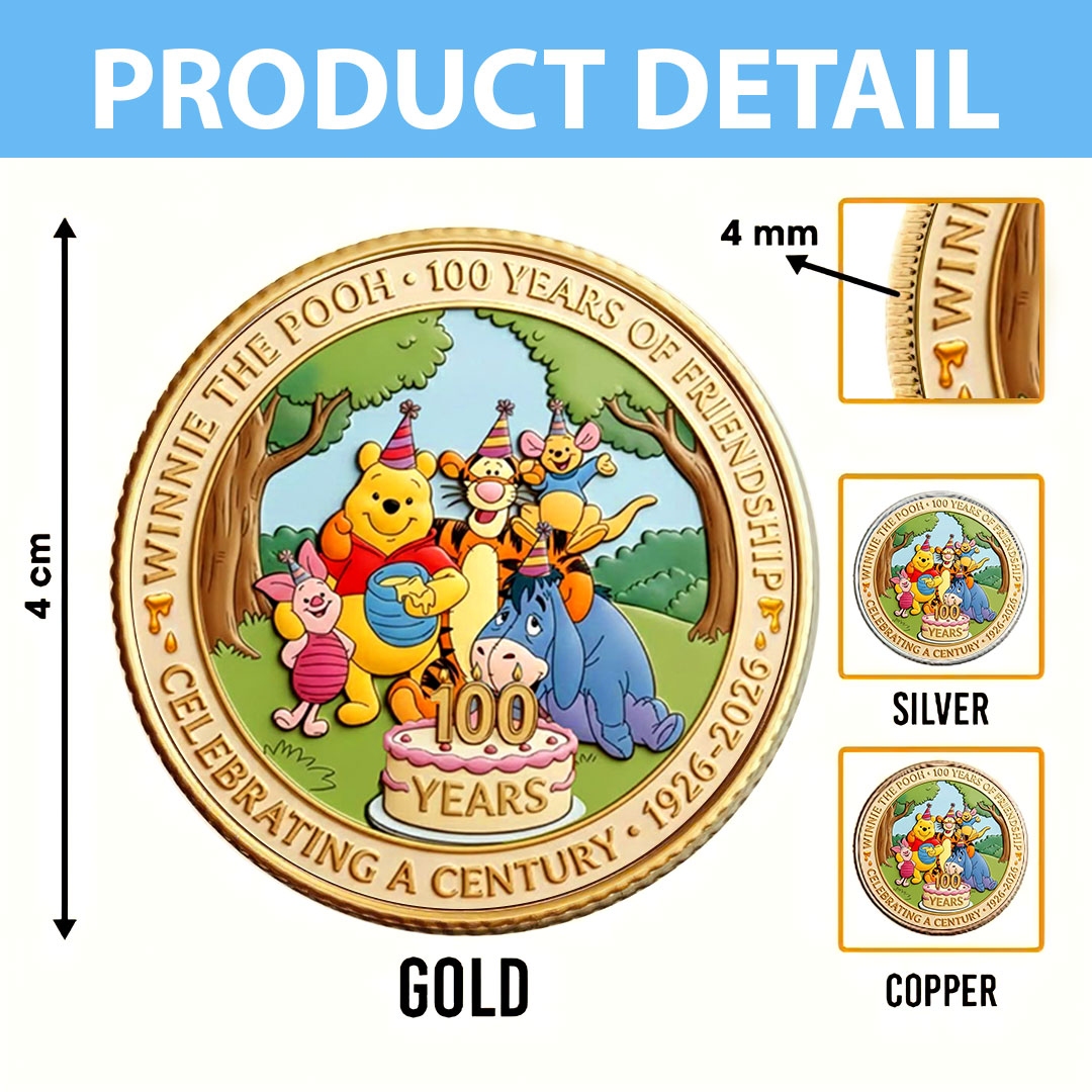 Winnie-the-Pooh 100th Anniversary Commemorative Coin – MAITM15087