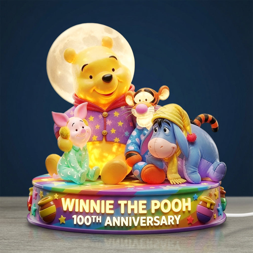 Winnie-the-Pooh 100th Anniversary Custom Shape Acrylic Light Box – TMTHU6693