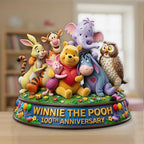 Winnie-the-Pooh 100th Anniversary Custom Shape Acrylic Plaque – TMTHU7006