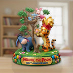 Winnie-the-Pooh 100th Anniversary Custom Shape Acrylic Plaque – TMTHU7008