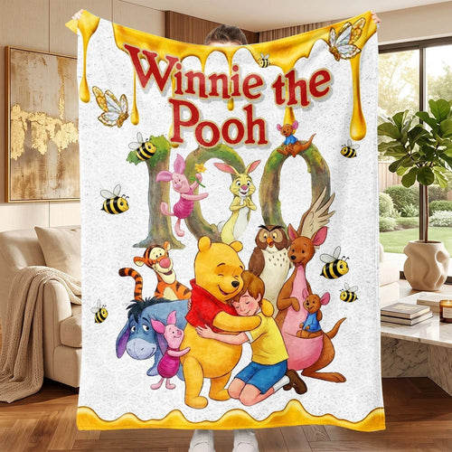 Winnie-the-Pooh 100th Anniversary Fleece Blanket – TMTHU9256