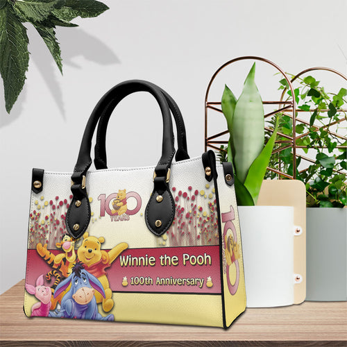 Winnie-the-Pooh 100th Anniversary Leather HandBag – TMTHU3159