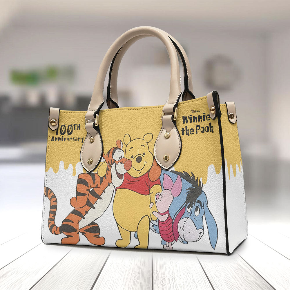 Winnie-the-Pooh 100th Anniversary Leather HandBag – TMTHU7891