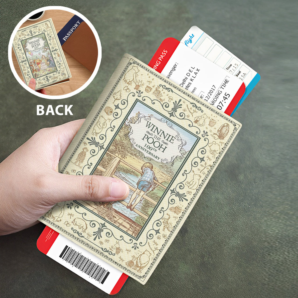 Winnie-the-Pooh 100th Anniversary Leather Passport Cover – TMTHU6421