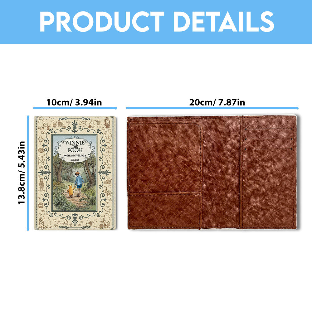 Winnie-the-Pooh 100th Anniversary Leather Passport Cover – TMTHU6424