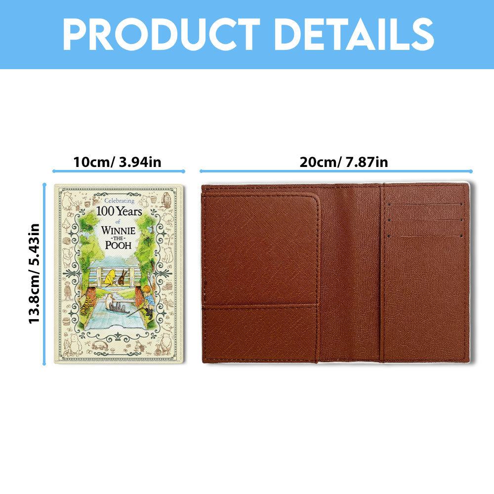 Winnie-the-Pooh 100th Anniversary Leather Passport Cover – TMTHU6425