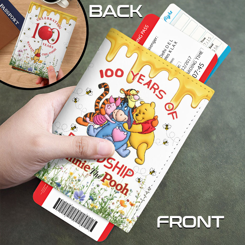 Winnie-the-Pooh 100th Anniversary Leather Passport Cover – HOATT18120