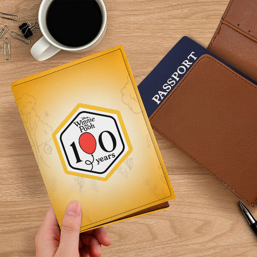 Winnie-the-Pooh 100th Anniversary Leather Passport Cover – TANTN22972