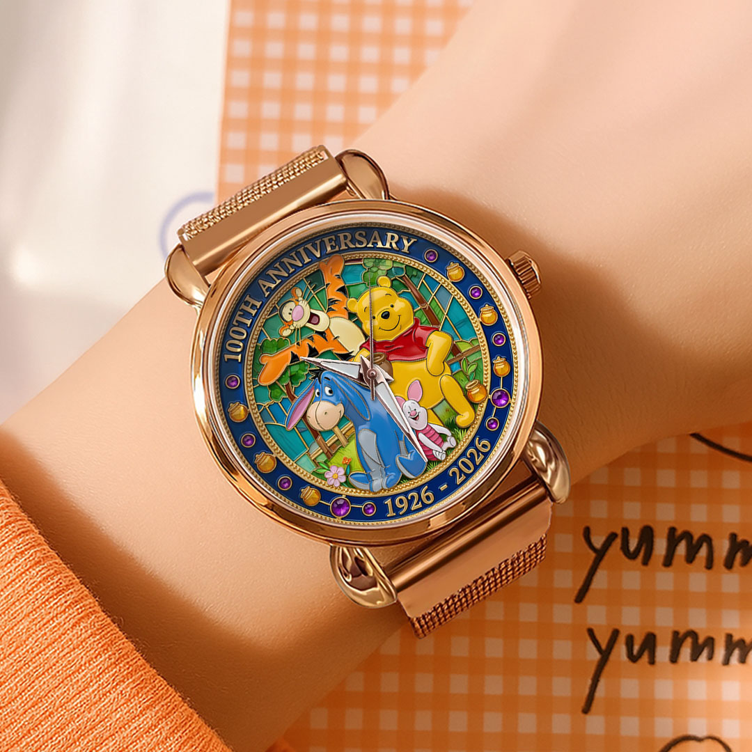 Winnie-the-Pooh 100th Anniversary Mesh Strap Quartz Watch – TMTHU4516