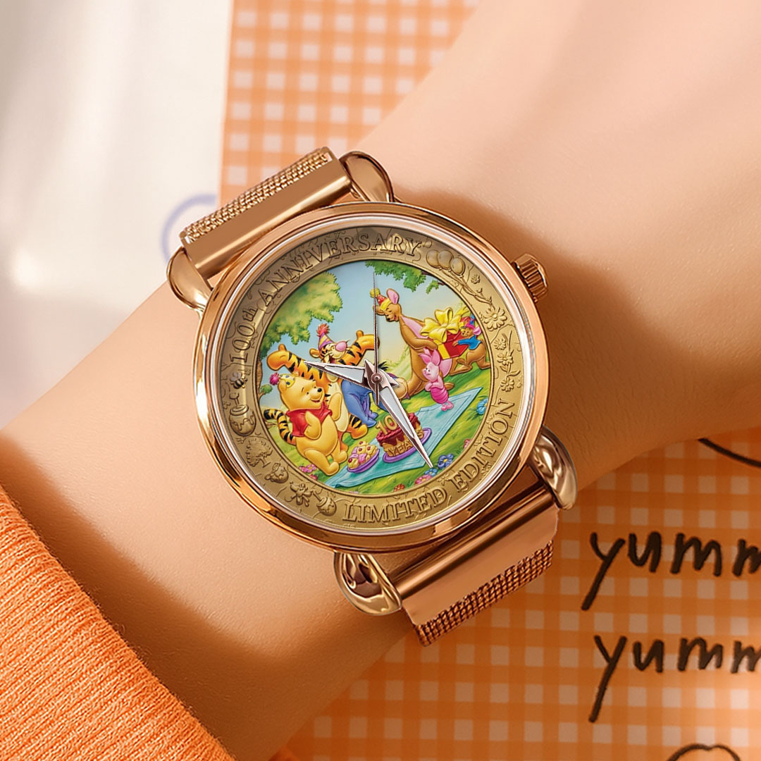 Winnie-the-Pooh 100th Anniversary Mesh Strap Quartz Watch – TMTHU4725