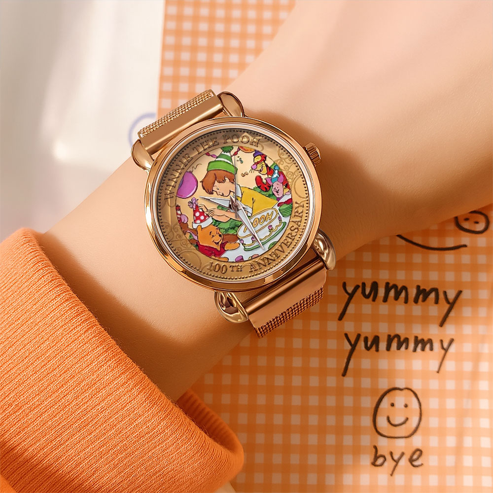 Winnie-the-Pooh 100th Anniversary Mesh Strap Quartz Watch – TMTHU4873