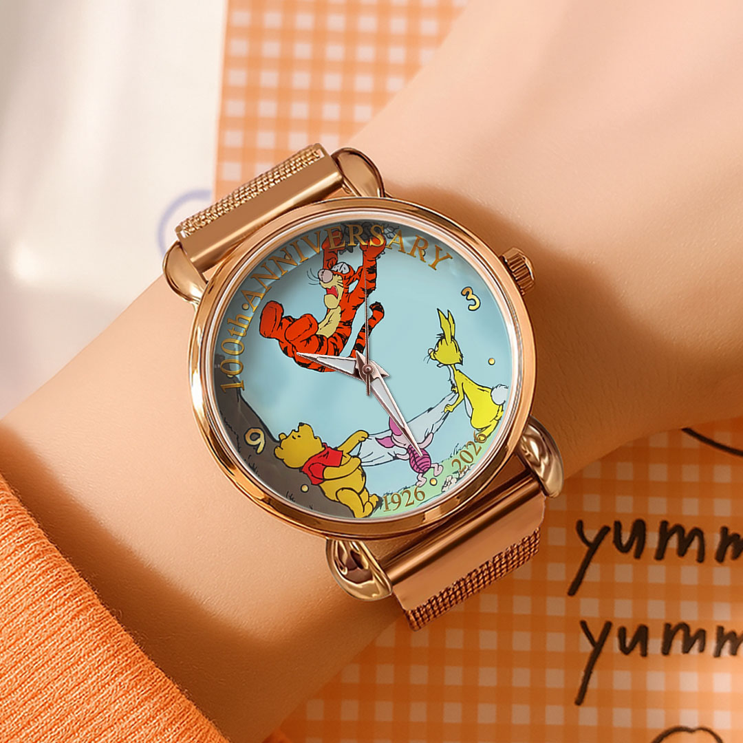 Winnie-the-Pooh 100th Anniversary Mesh Strap Quartz Watch – TMTHU6515