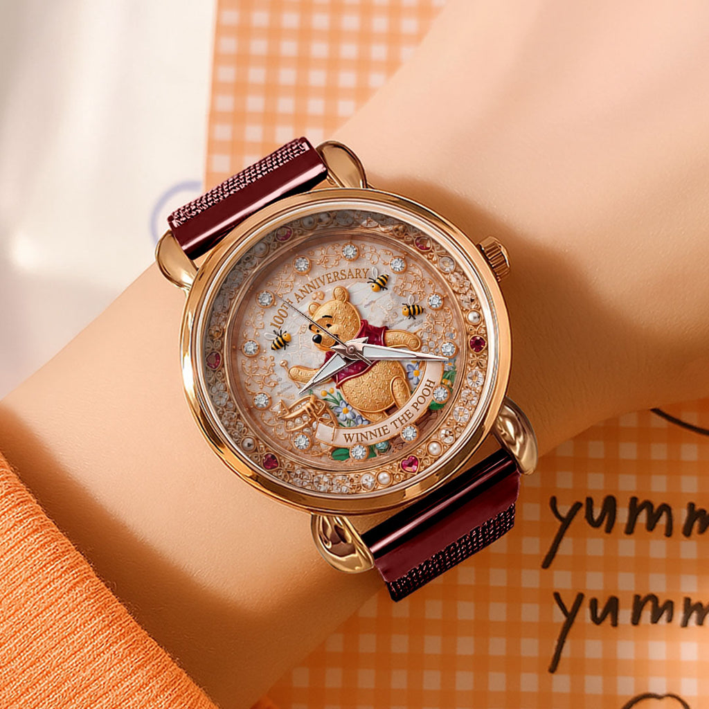 Winnie-the-Pooh 100th Anniversary Mesh Strap Quartz Watch – TMTHU8055