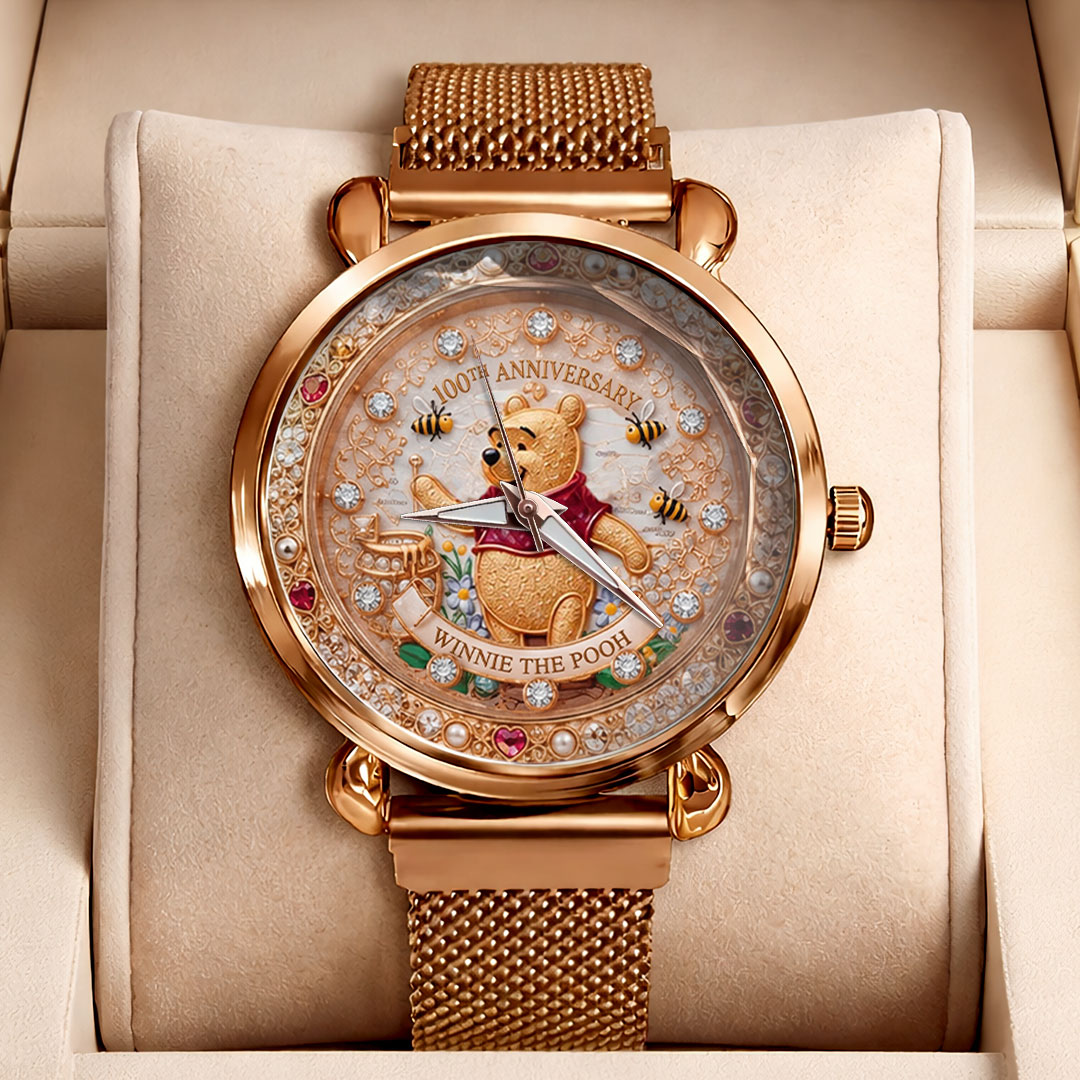 Winnie-the-Pooh 100th Anniversary Mesh Strap Quartz Watch – TMTHU8055