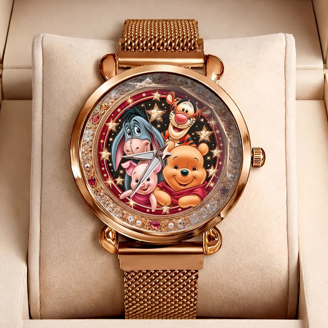 Winnie-the-Pooh 100th Anniversary Mesh Strap Quartz Watch – TMTHU9065