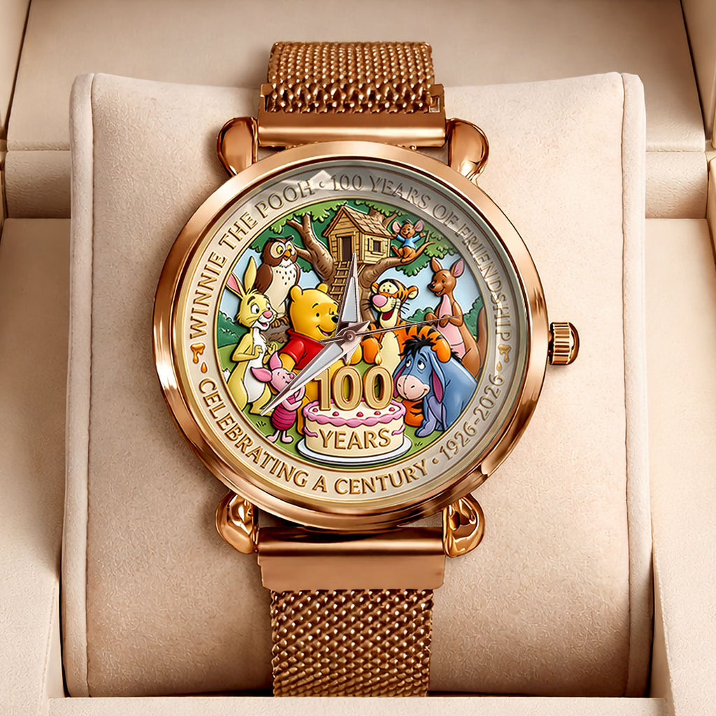 Winnie-the-Pooh 100th Anniversary Mesh Strap Quartz Watch – HOATT16479