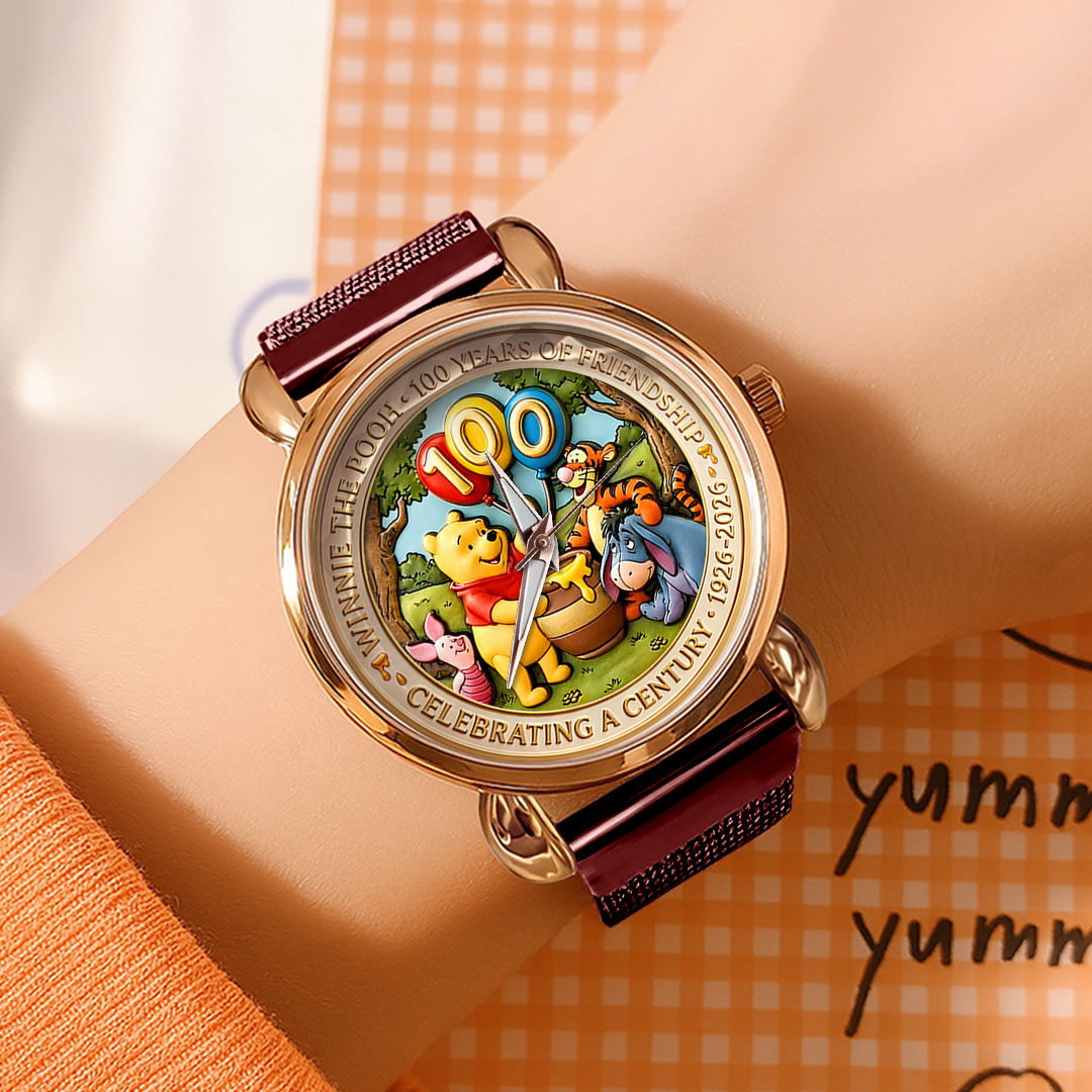 Winnie-the-Pooh 100th Anniversary Mesh Strap Quartz Watch – HOATT16674