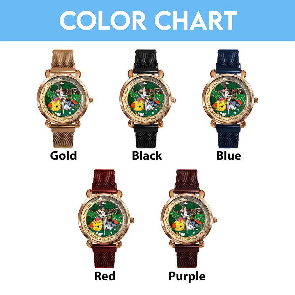 Winnie-the-Pooh 100th Anniversary Mesh Strap Quartz Watch – HOATT16754