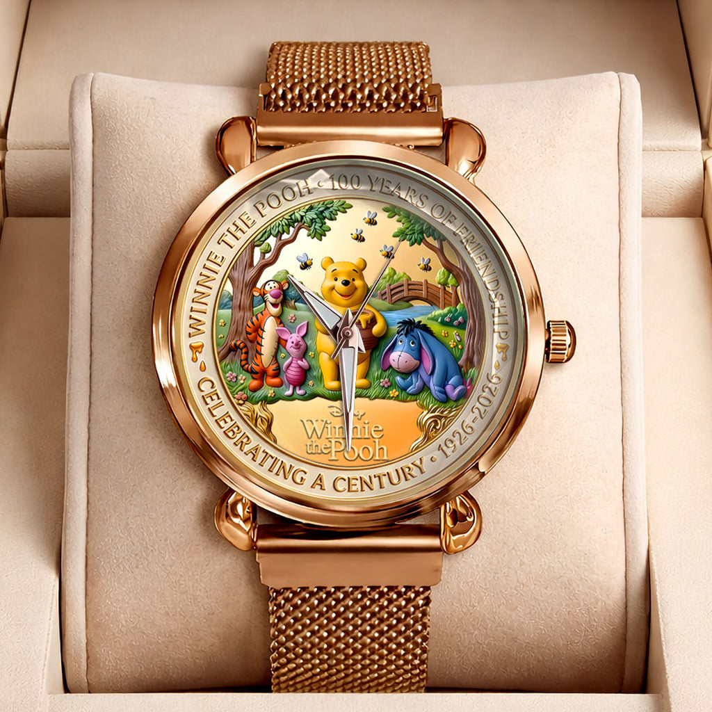 Winnie-the-Pooh 100th Anniversary Mesh Strap Quartz Watch – HOATT16755