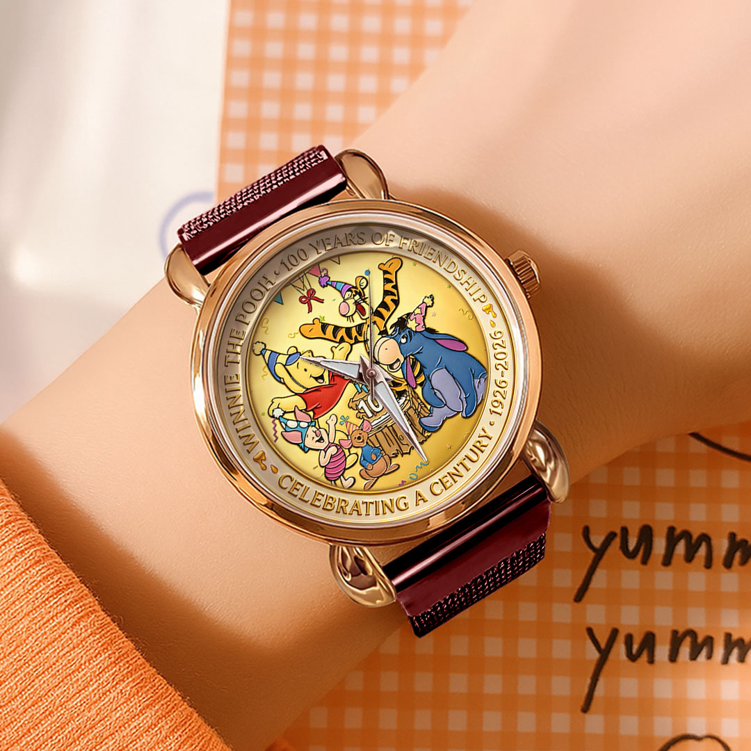 Winnie-the-Pooh 100th Anniversary Mesh Strap Quartz Watch – HOATT16906