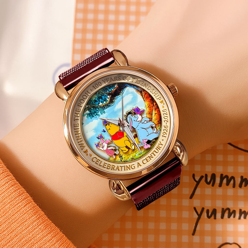 Winnie-the-Pooh 100th Anniversary Mesh Strap Quartz Watch – HOATT16933