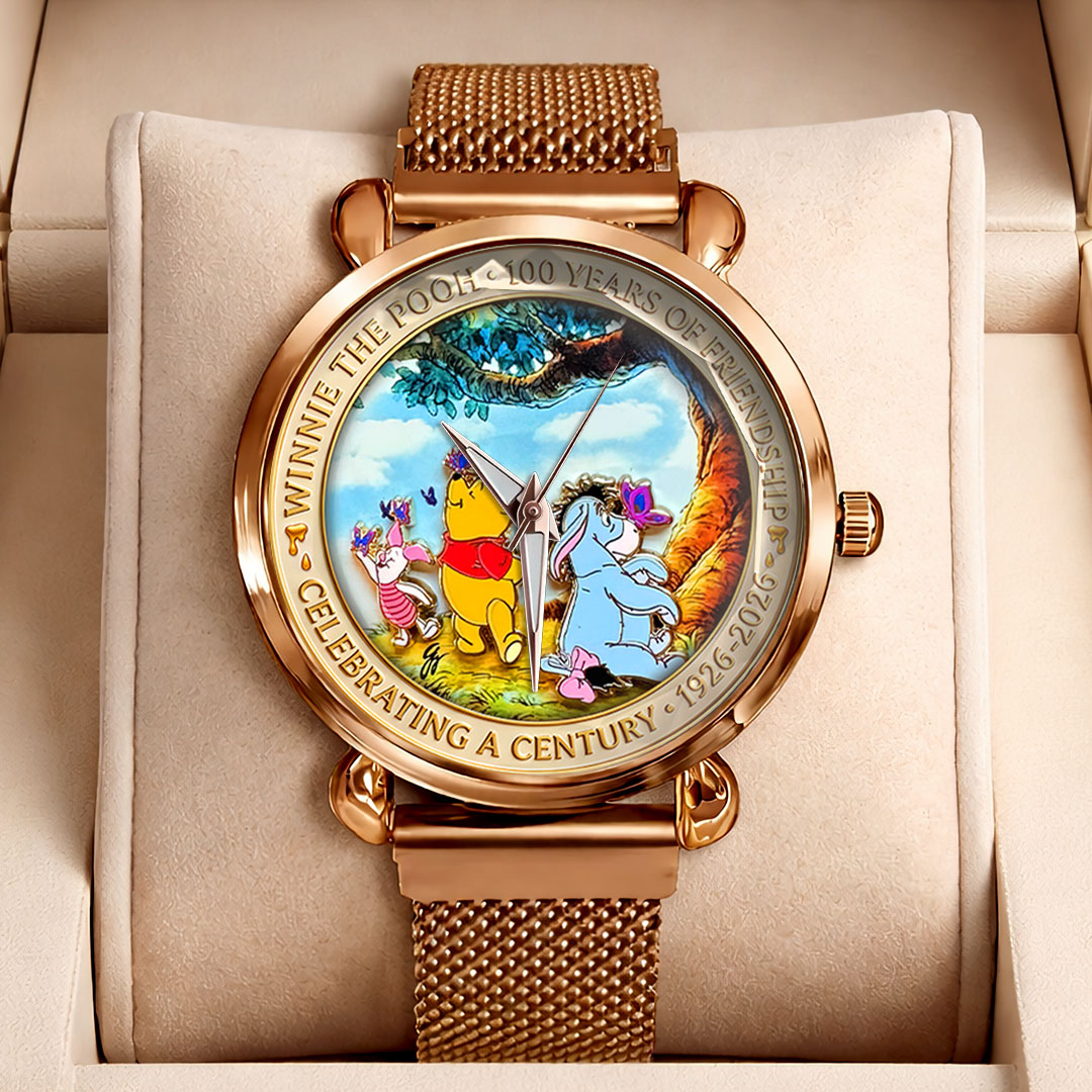 Winnie-the-Pooh 100th Anniversary Mesh Strap Quartz Watch – HOATT16933