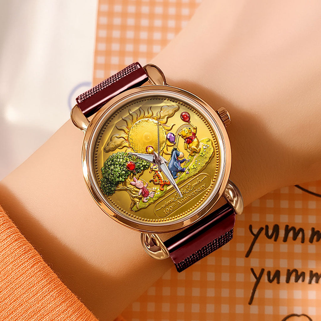 Winnie-the-Pooh 100th Anniversary Mesh Strap Quartz Watch – HOATT16976