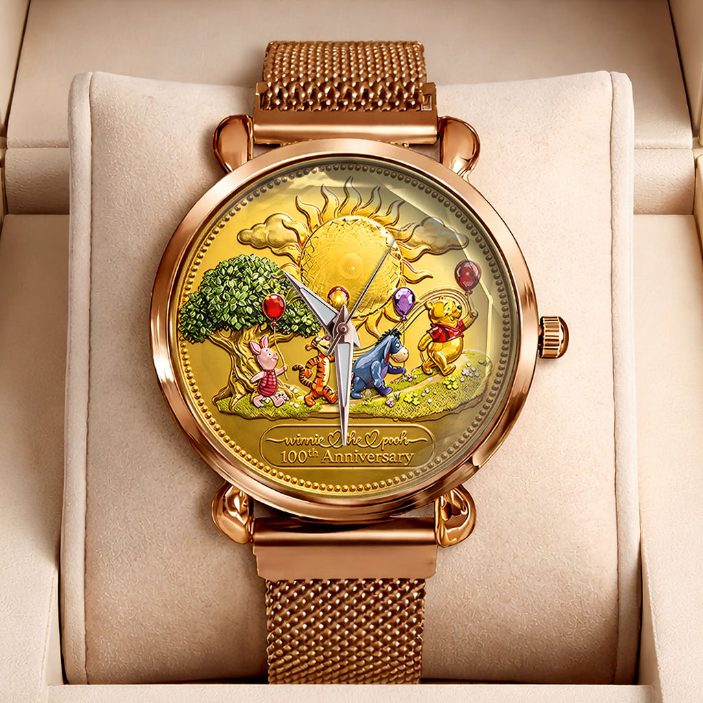 Winnie-the-Pooh 100th Anniversary Mesh Strap Quartz Watch – HOATT16976