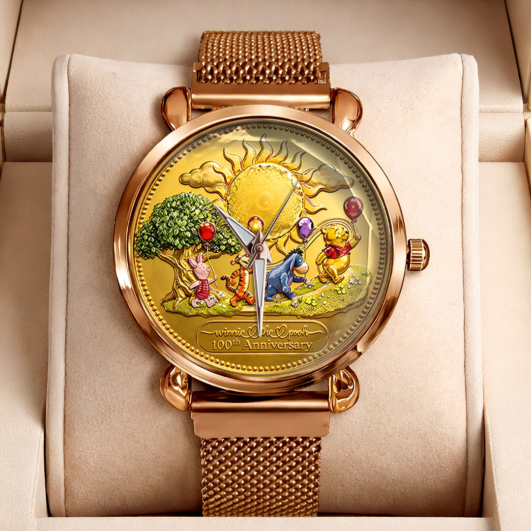 Winnie-the-Pooh 100th Anniversary Mesh Strap Quartz Watch – HOATT16976