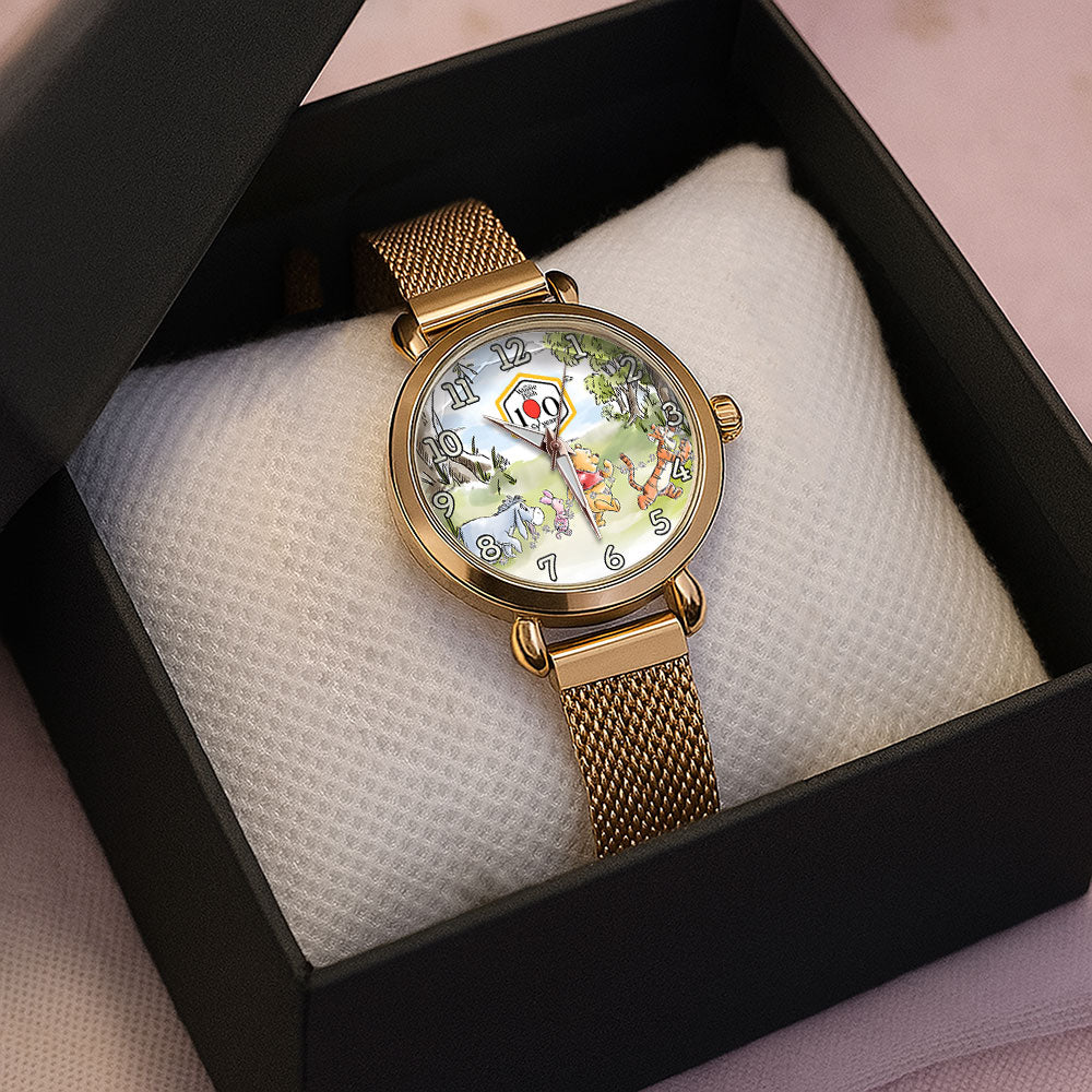 Winnie-the-Pooh 100th Anniversary Mesh Strap Quartz Watch – MAITM14900