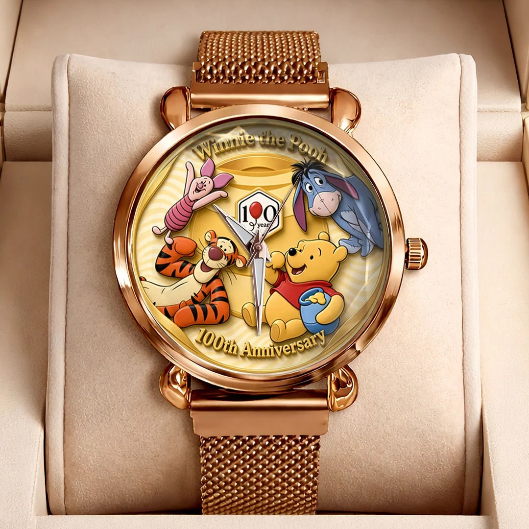 Winnie-the-Pooh 100th Anniversary Mesh Strap Quartz Watch – TMTHU10168
