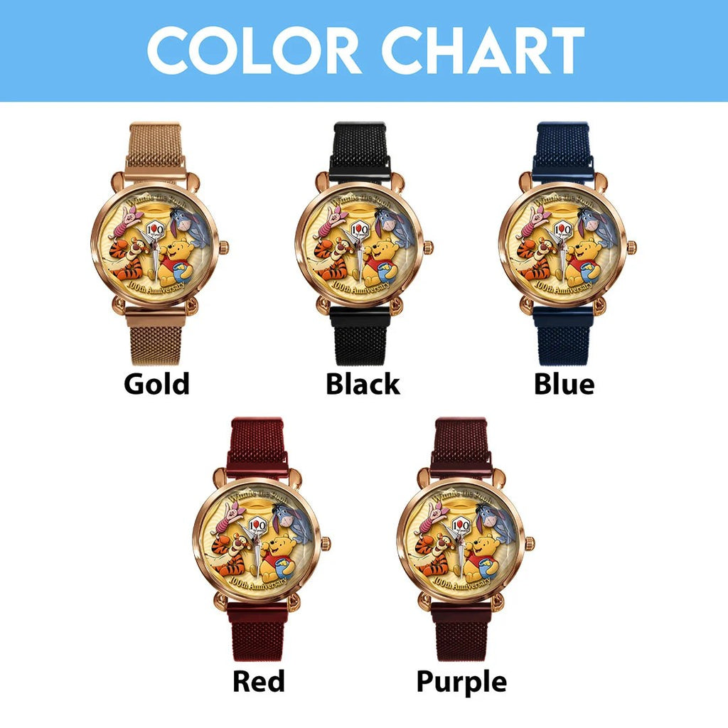 Winnie-the-Pooh 100th Anniversary Mesh Strap Quartz Watch – TMTHU10168