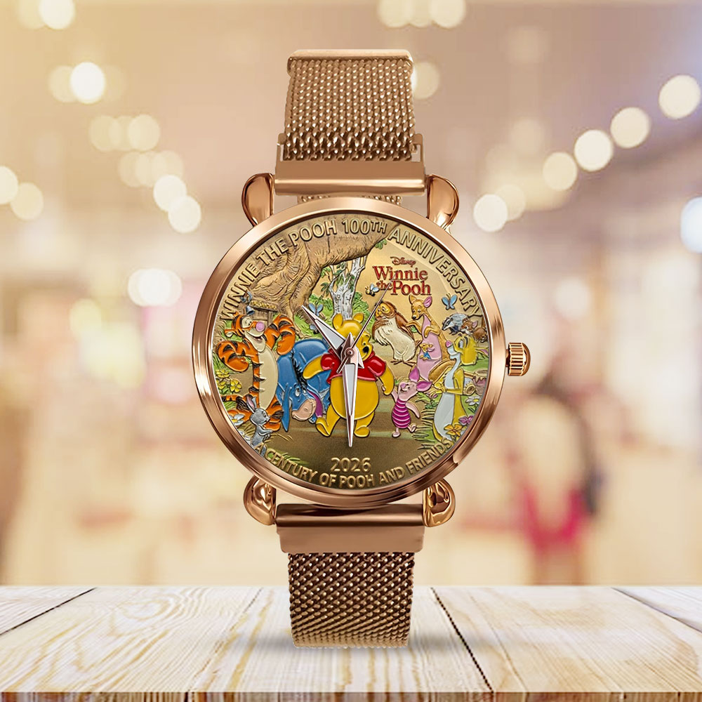Winnie-the-Pooh 100th Anniversary Mesh Strap Quartz Watch – TMTHU4514