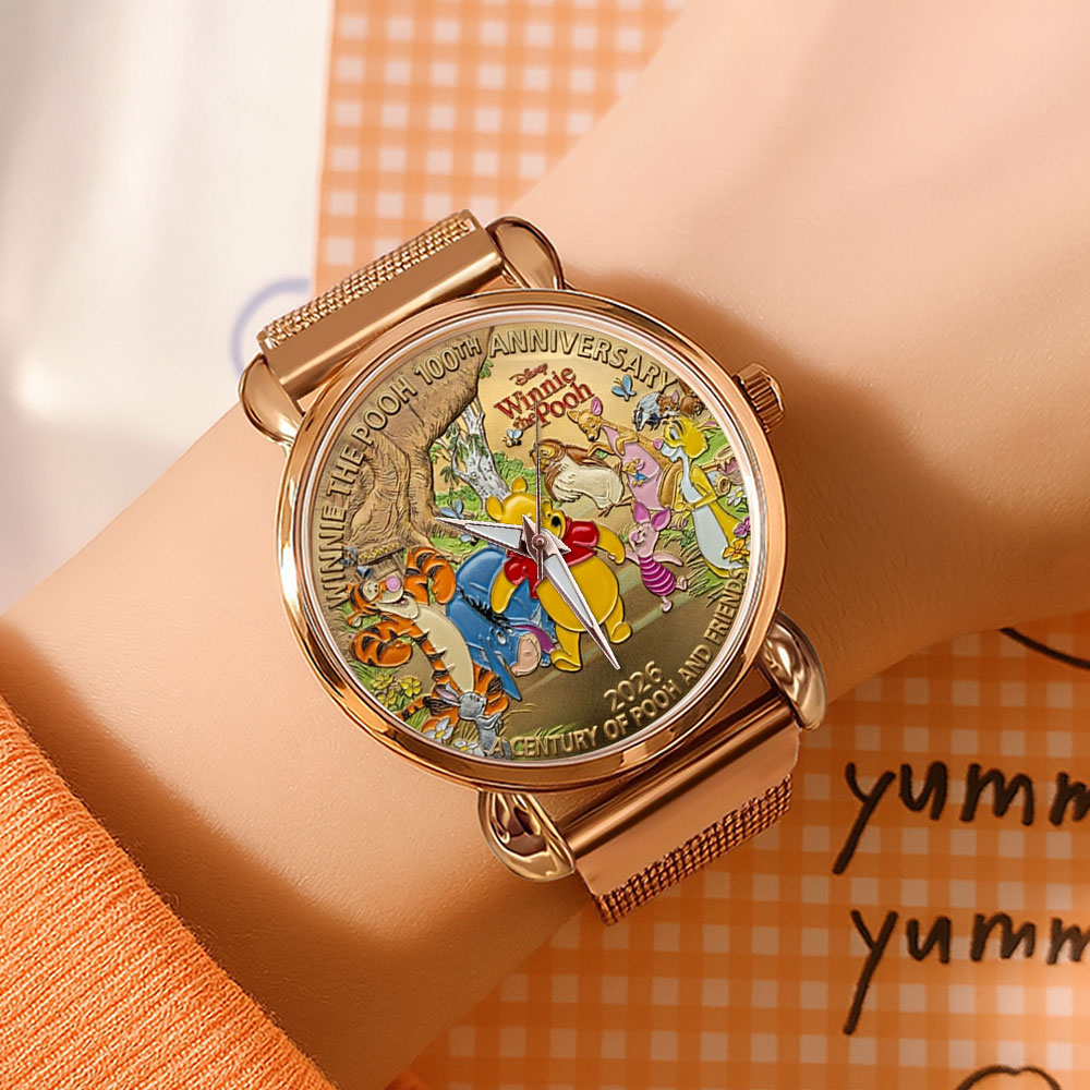 Winnie-the-Pooh 100th Anniversary Mesh Strap Quartz Watch – TMTHU4514