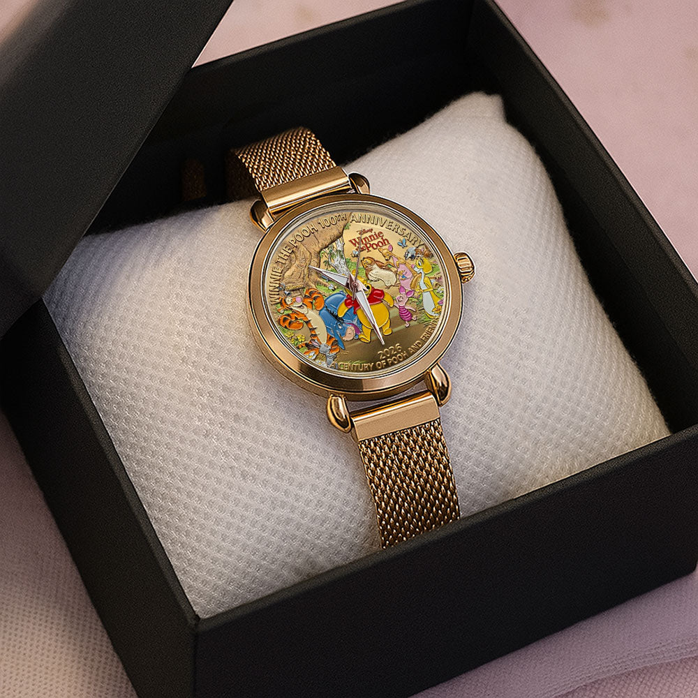 Winnie-the-Pooh 100th Anniversary Mesh Strap Quartz Watch – TMTHU4514