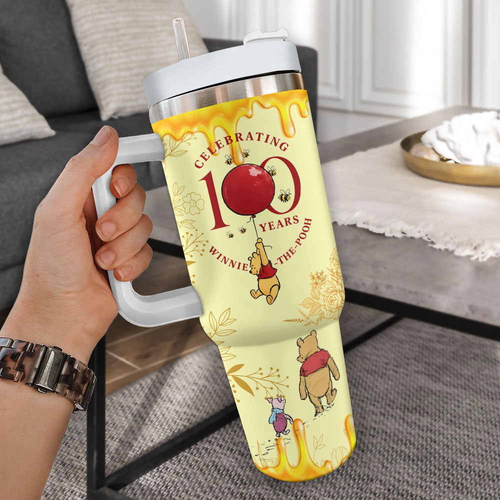 Personalized Winnie-the-Pooh 100th Anniversary 40oz Tumbler – HOATT15377