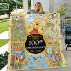 Winnie-the-Pooh 100th Anniversary Quilt Blanket – TMTHU3779