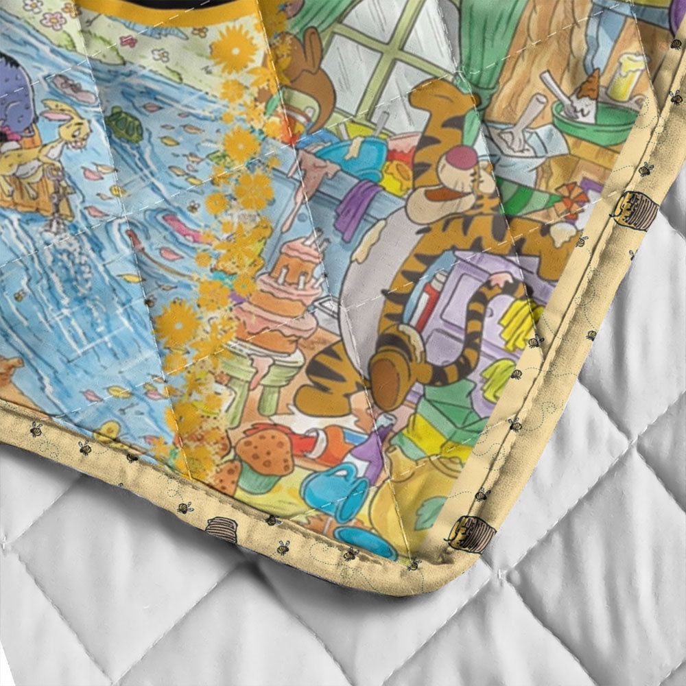 Winnie-the-Pooh 100th Anniversary Quilt Blanket – TMTHU3779