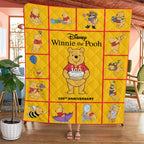 Winnie-the-Pooh 100th Anniversary Quilt Blanket – TMTHU4770